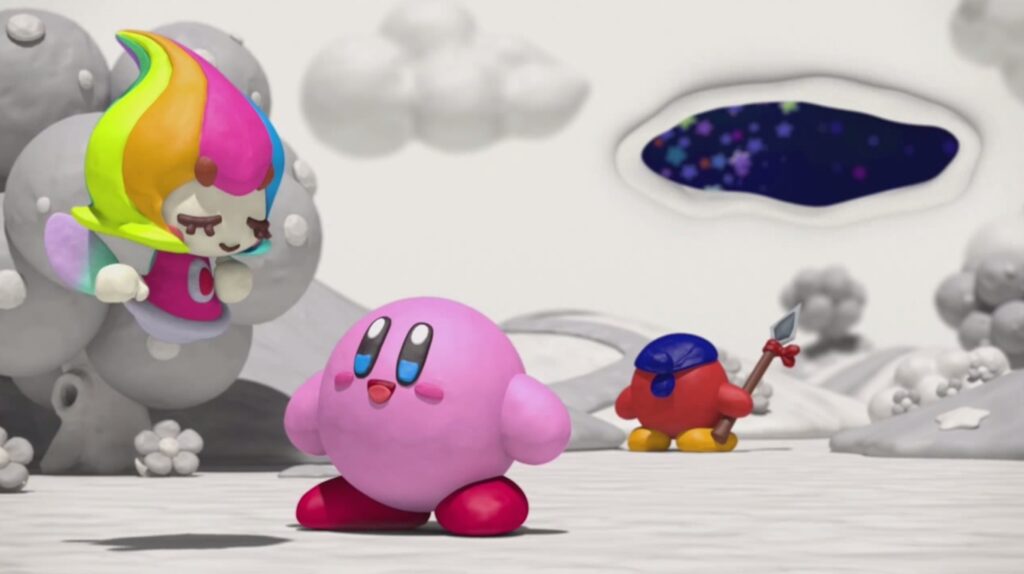 kirby and the rainbow curse switch