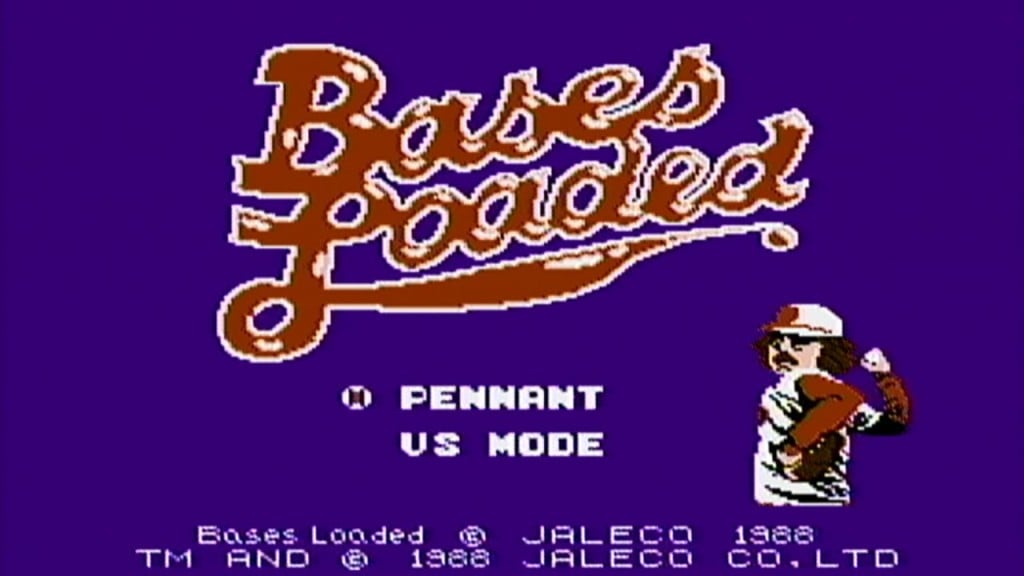 Bases loaded. Baseball NES. Bad News Baseball NES.