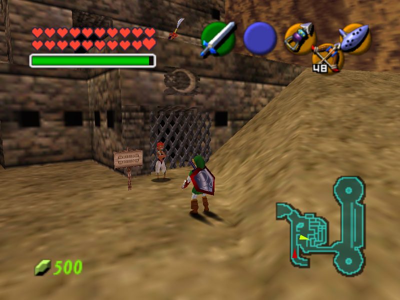 legend of zelda ocarina of time ground monster