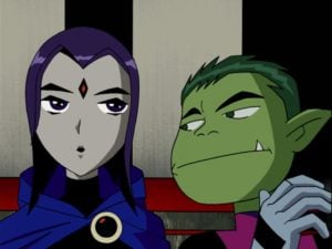 raven and beast boy moments