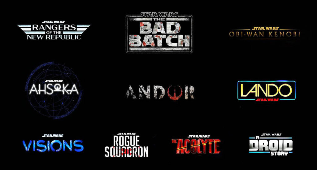 Disney Plus Star Wars Logo Andor Obi Wan Kenobi Gli Spinoff Di The 