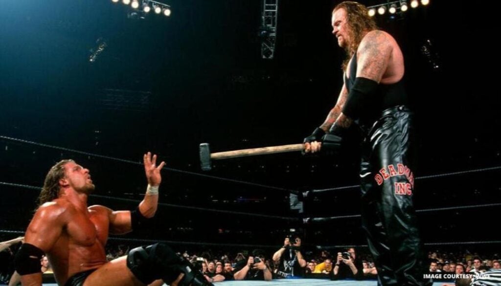 Wrestlemania X-Seven – Triple H Undertaker