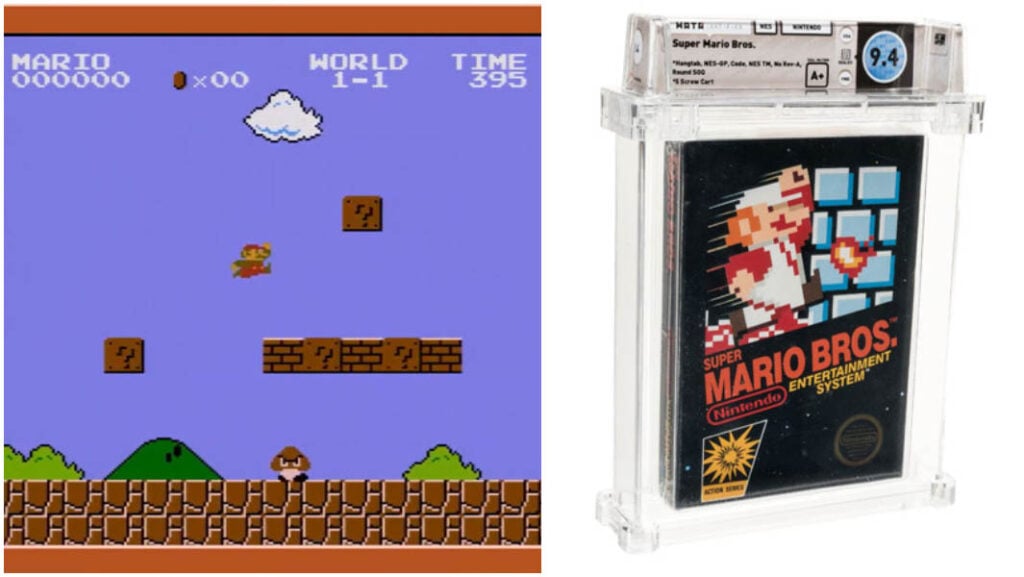 Unopened Super Mario Bros. game from 1986 sells for $660,000