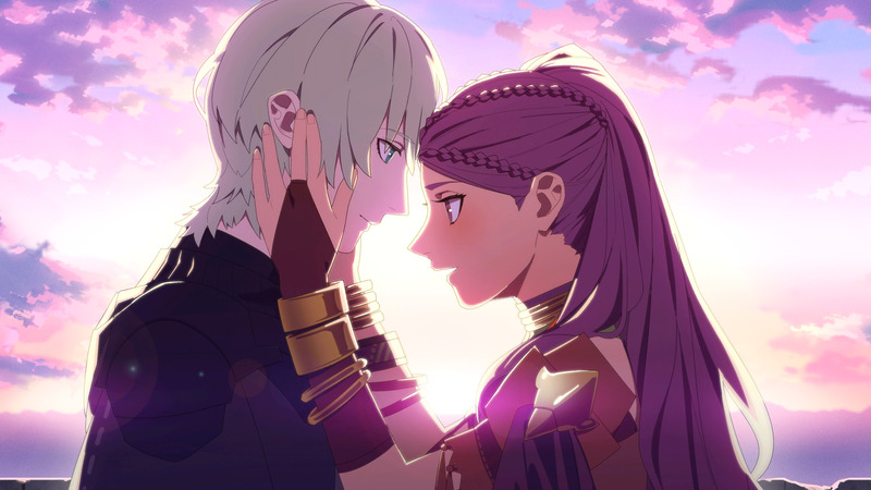 Fire Emblem: Three Houses Petra's S support scene.