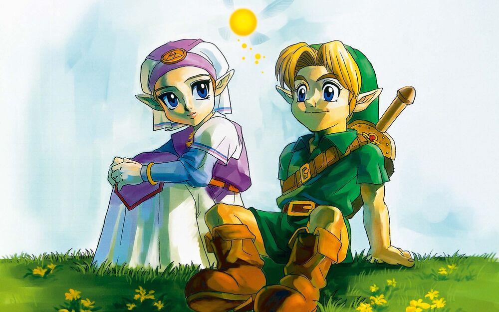 The Legend of Zelda Ocarina of Time for N64 Link and the 