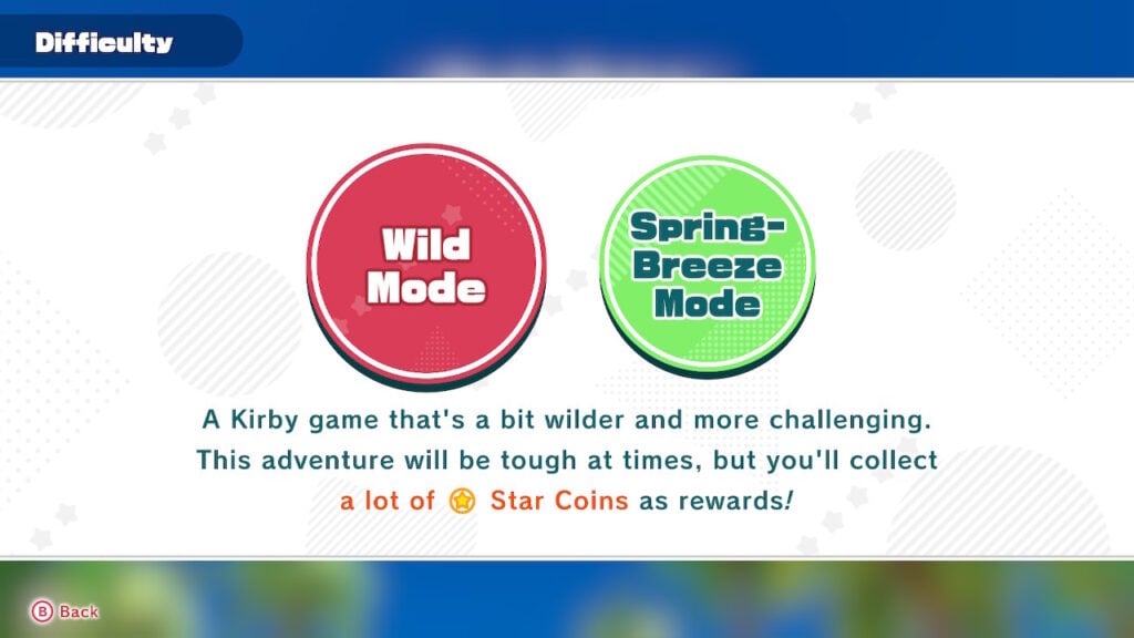 Wild Mode vs. Spring-Breeze Mode Difficulty - Kirby and the Forgotten Land  Guide - IGN