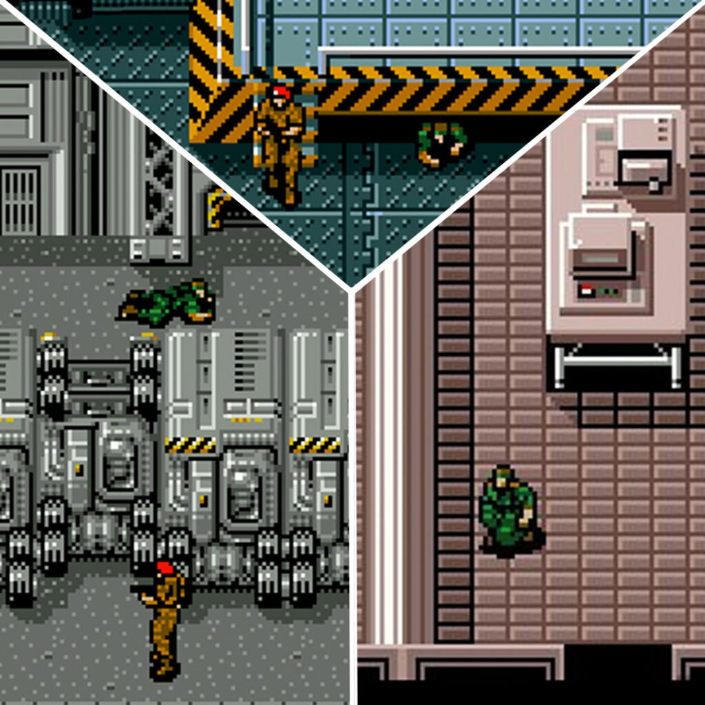 Metal Gear 2: Solid Snake (1990) — Art of the Title