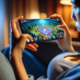Mobile Gaming on smartphone