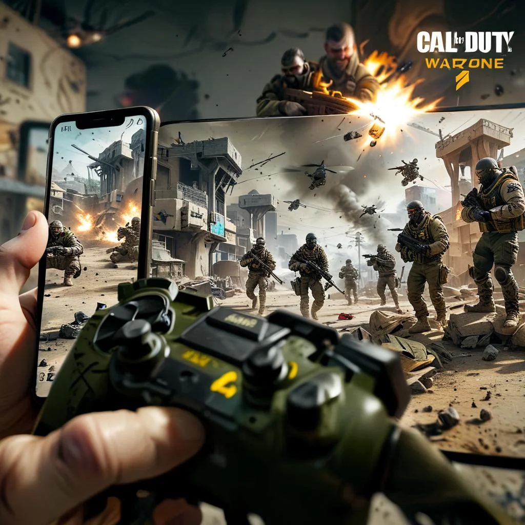 Mobile Games like call of duty warzone