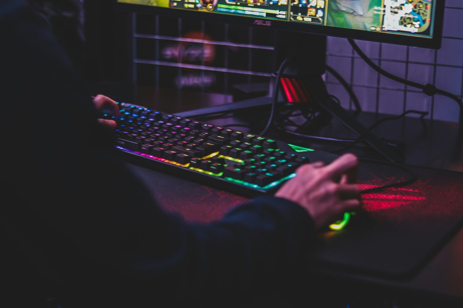 Playing GAme on the computer