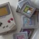 Game Boy and Games for Game Boy on table