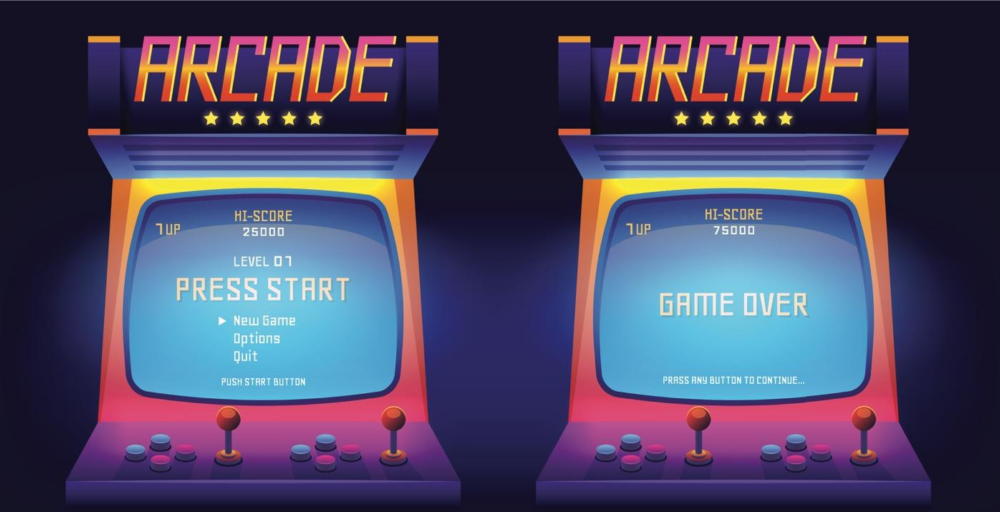 Retro Arcade Computer