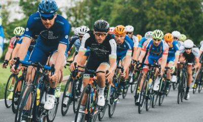Cyclists on the road