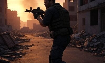 third-person shooter game