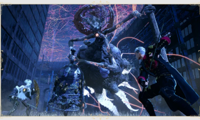 A screen cap of a boss fight from the upcoming game Code Vein 2