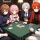 Anime Characters Playing Cards