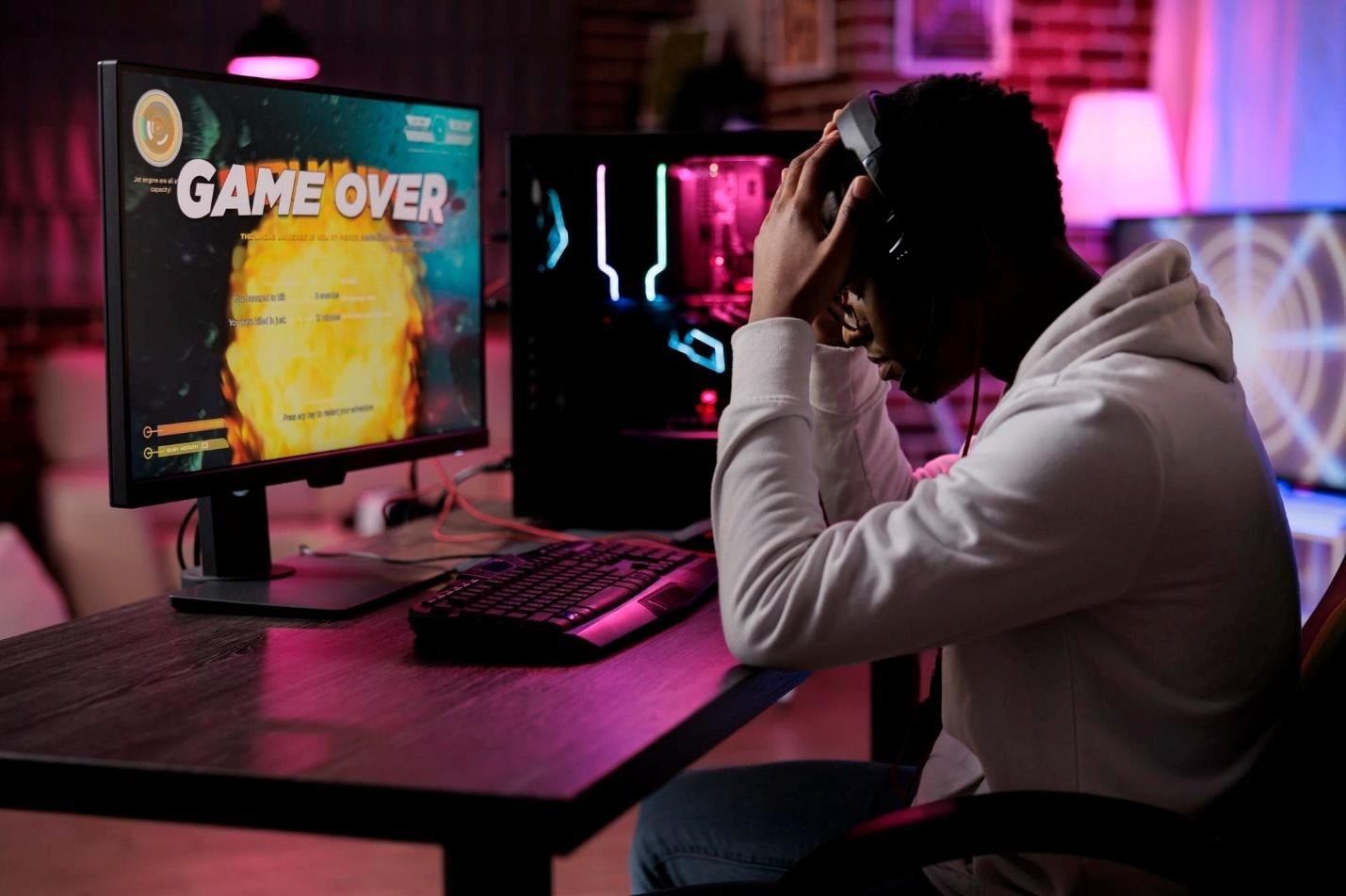 Gamer Lost: Game over