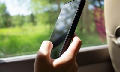 Holding mobile phone