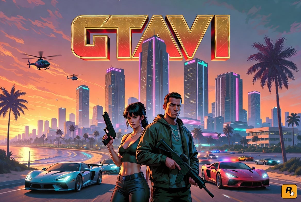 GTA VI Cover made by AI