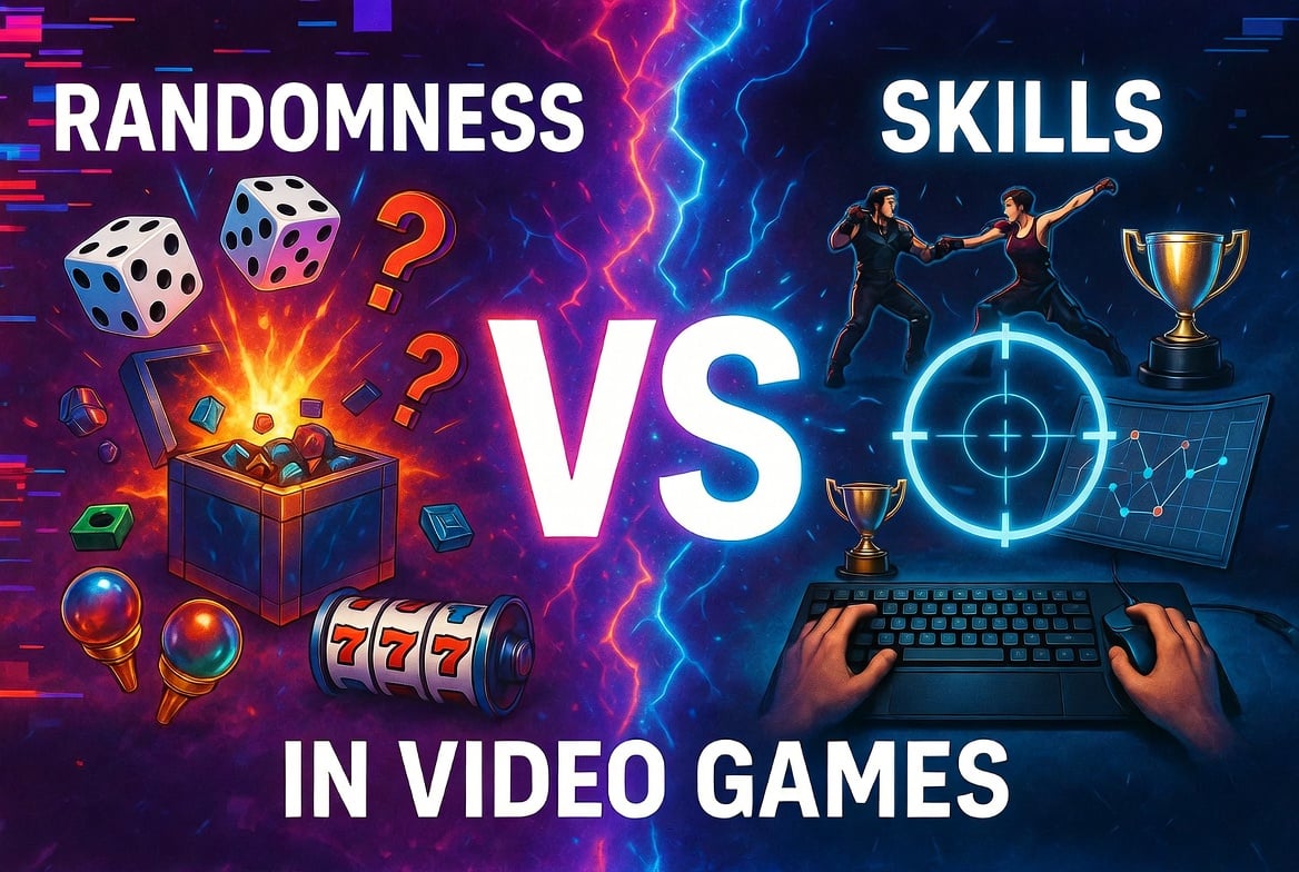 Randomness vs skills games