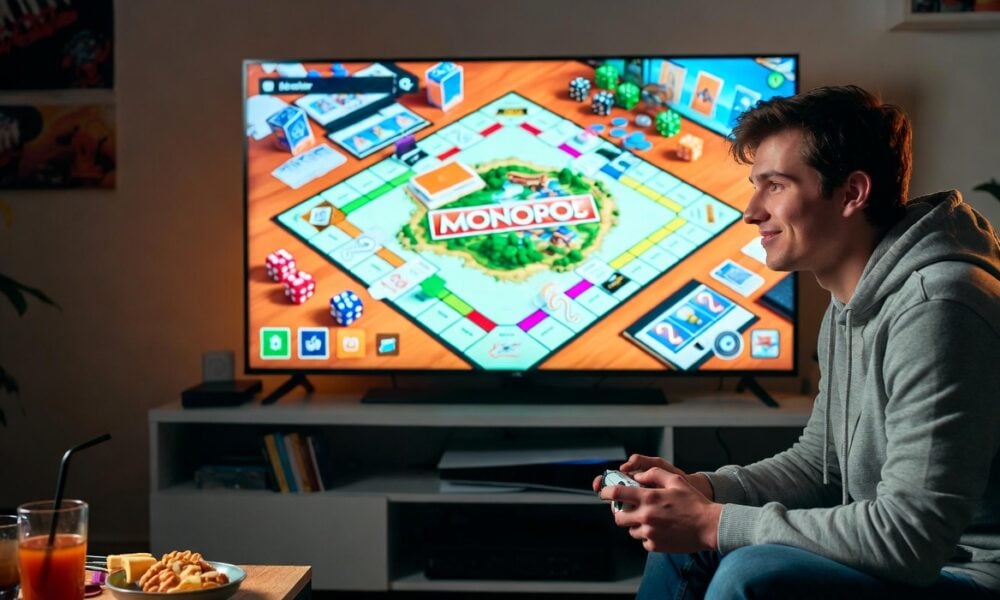 Playing Board game on console