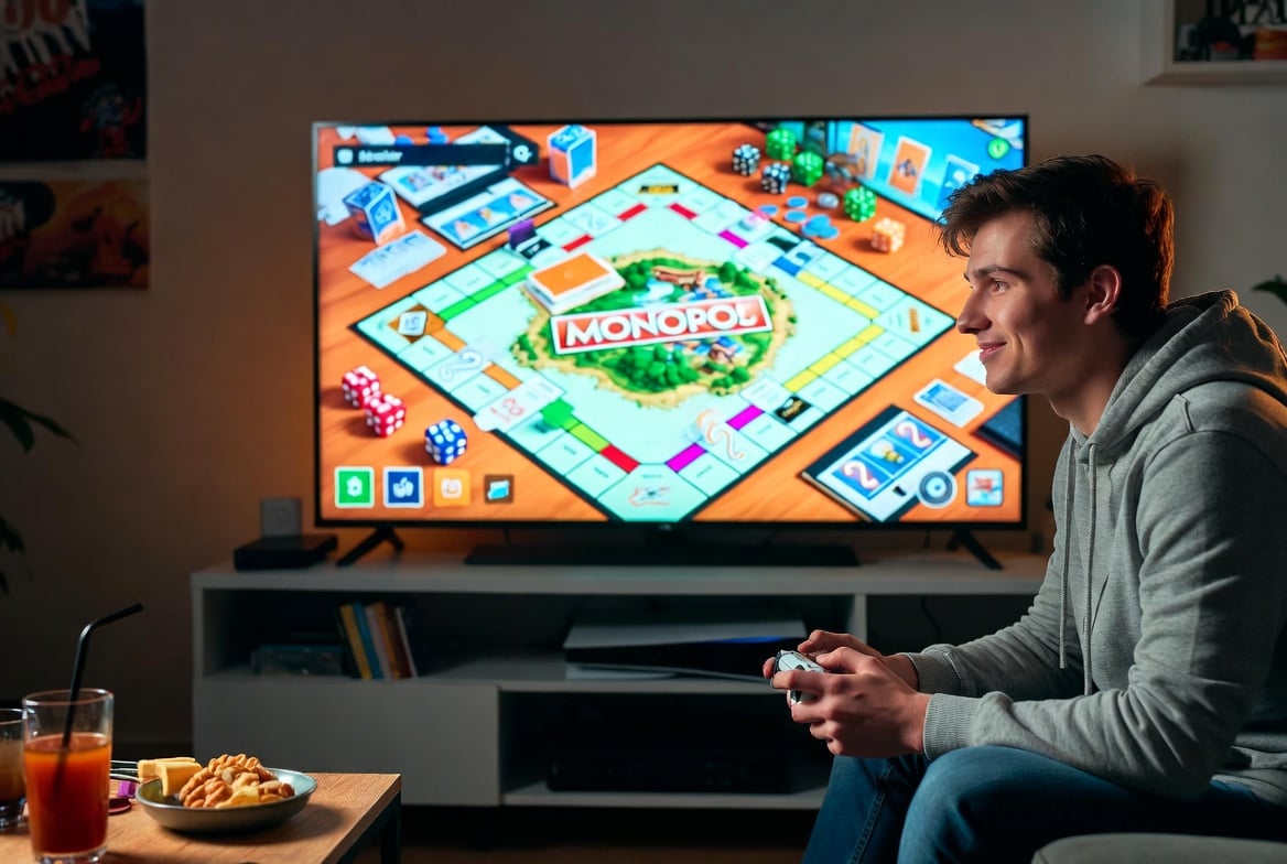 Playing Board game on console