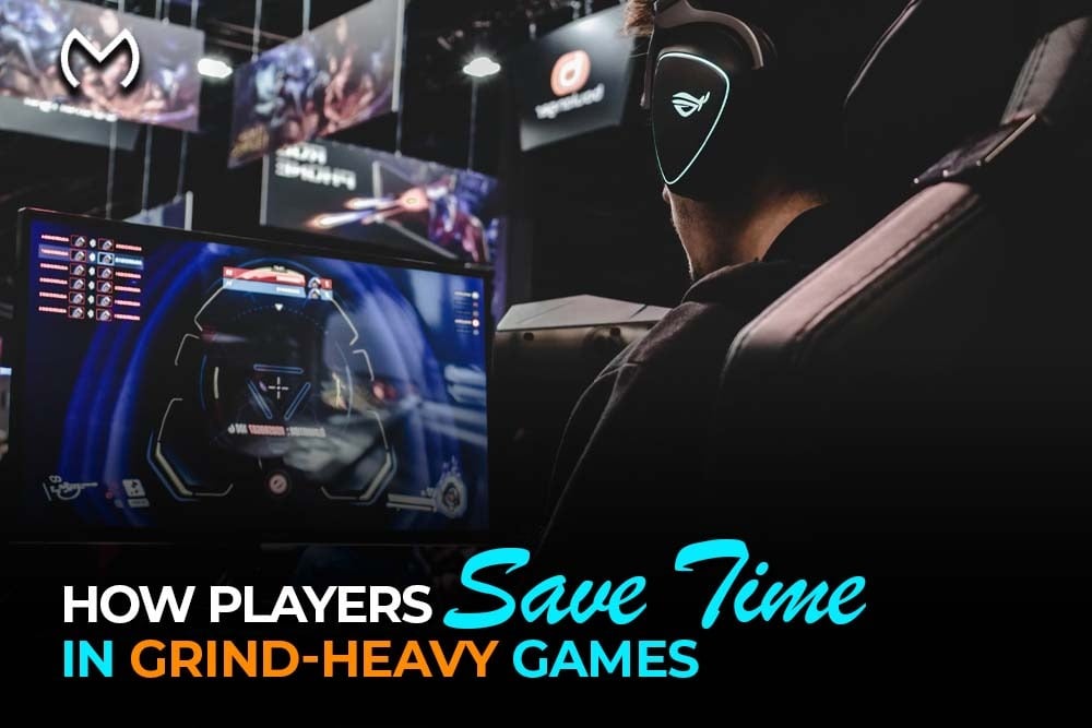 How Players Save Time in Grind Heavy Games