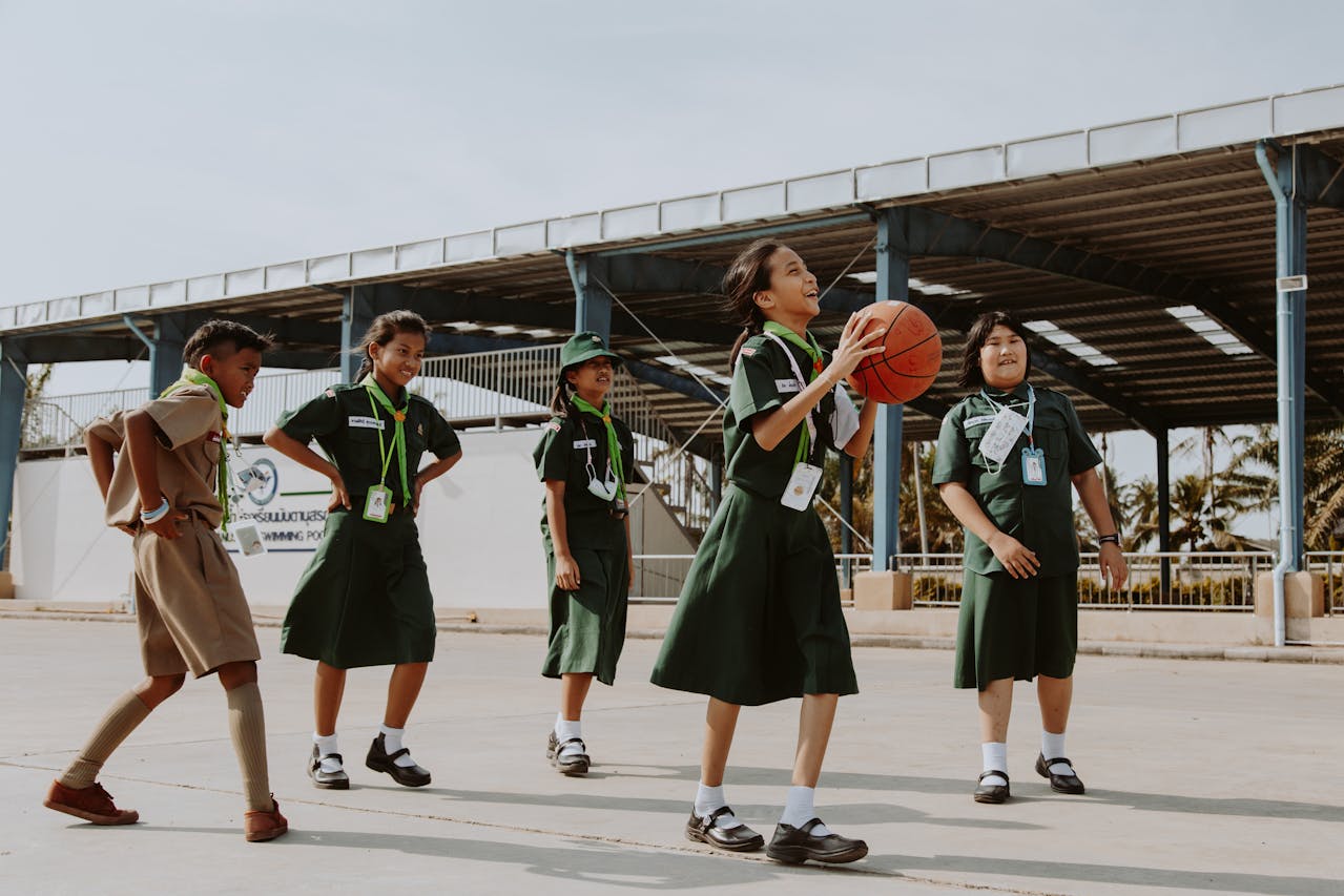 Kids Playing sports