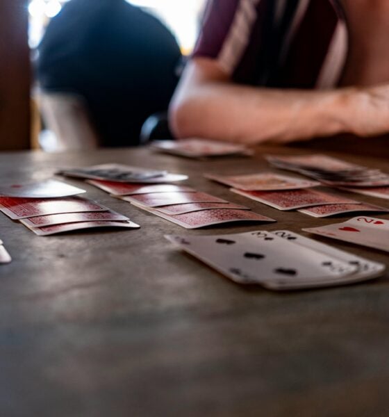 Card Game on Table