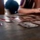 Card Game on Table