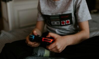 playing on couch