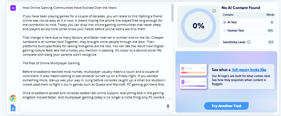 Elderly man playing game
