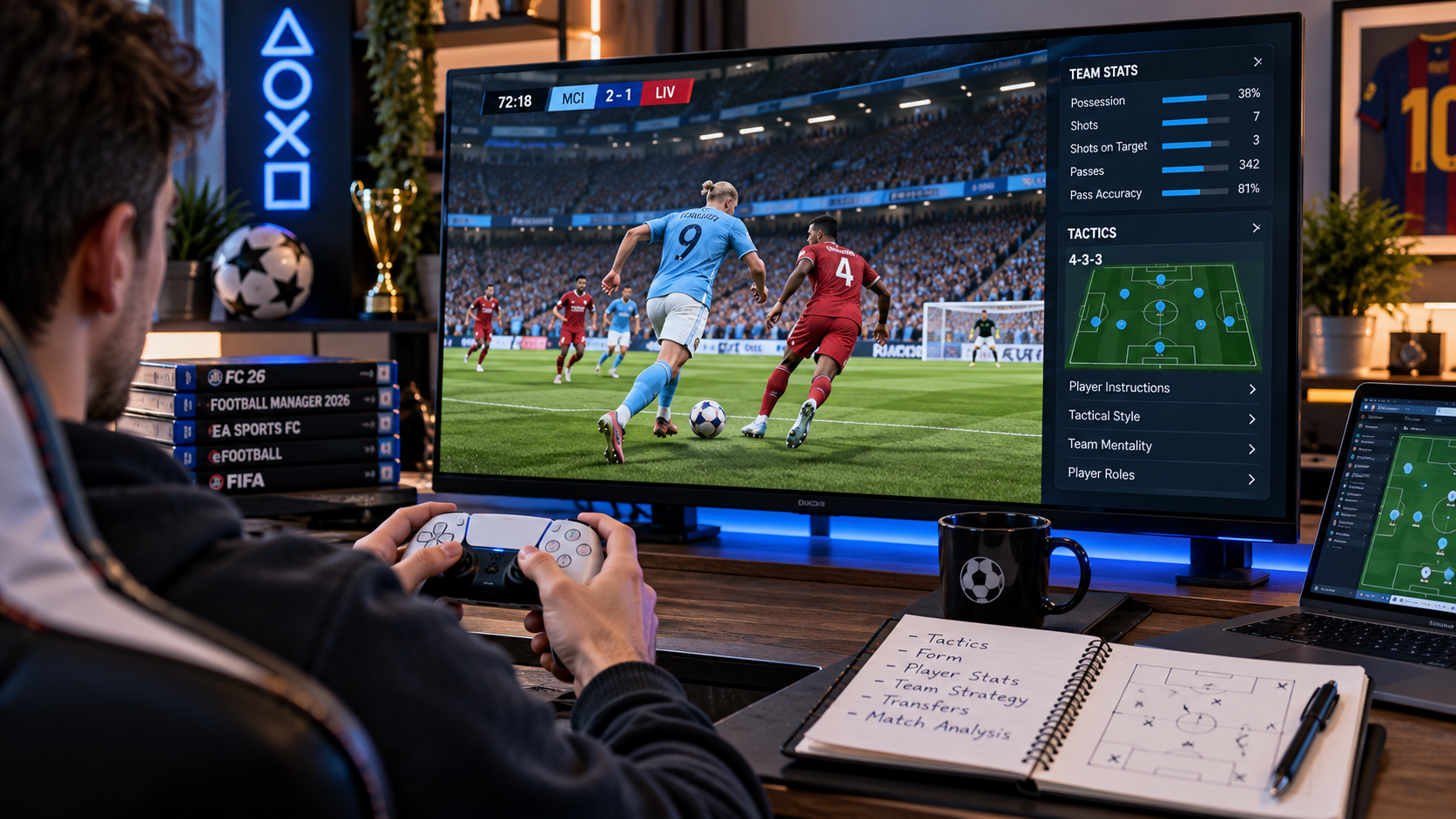 Ultimate Football Gaming Setup