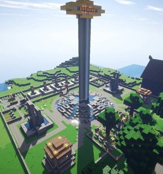 minecraft tower