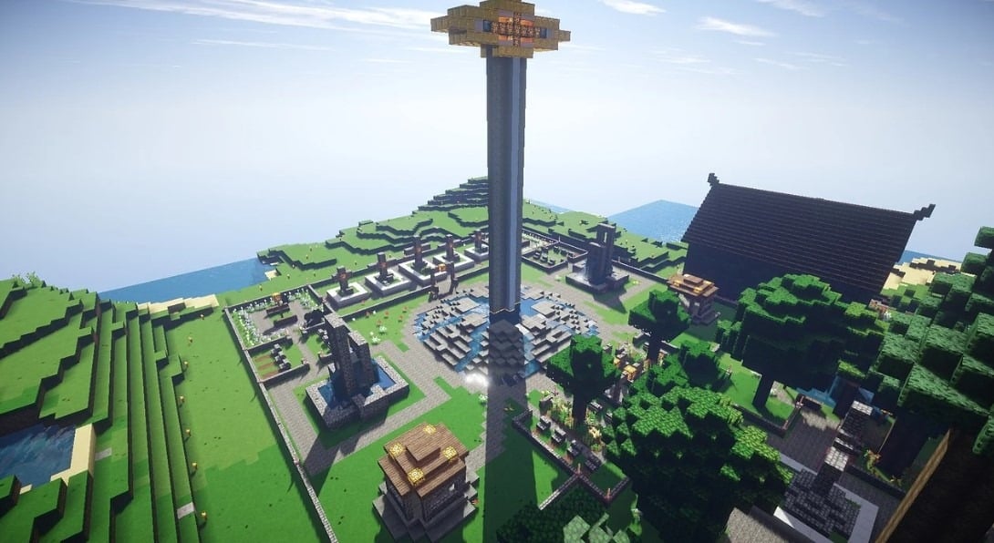 minecraft tower