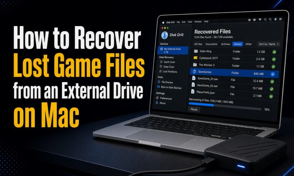 How to Recover Lost Game Files from an External Drive on Mac