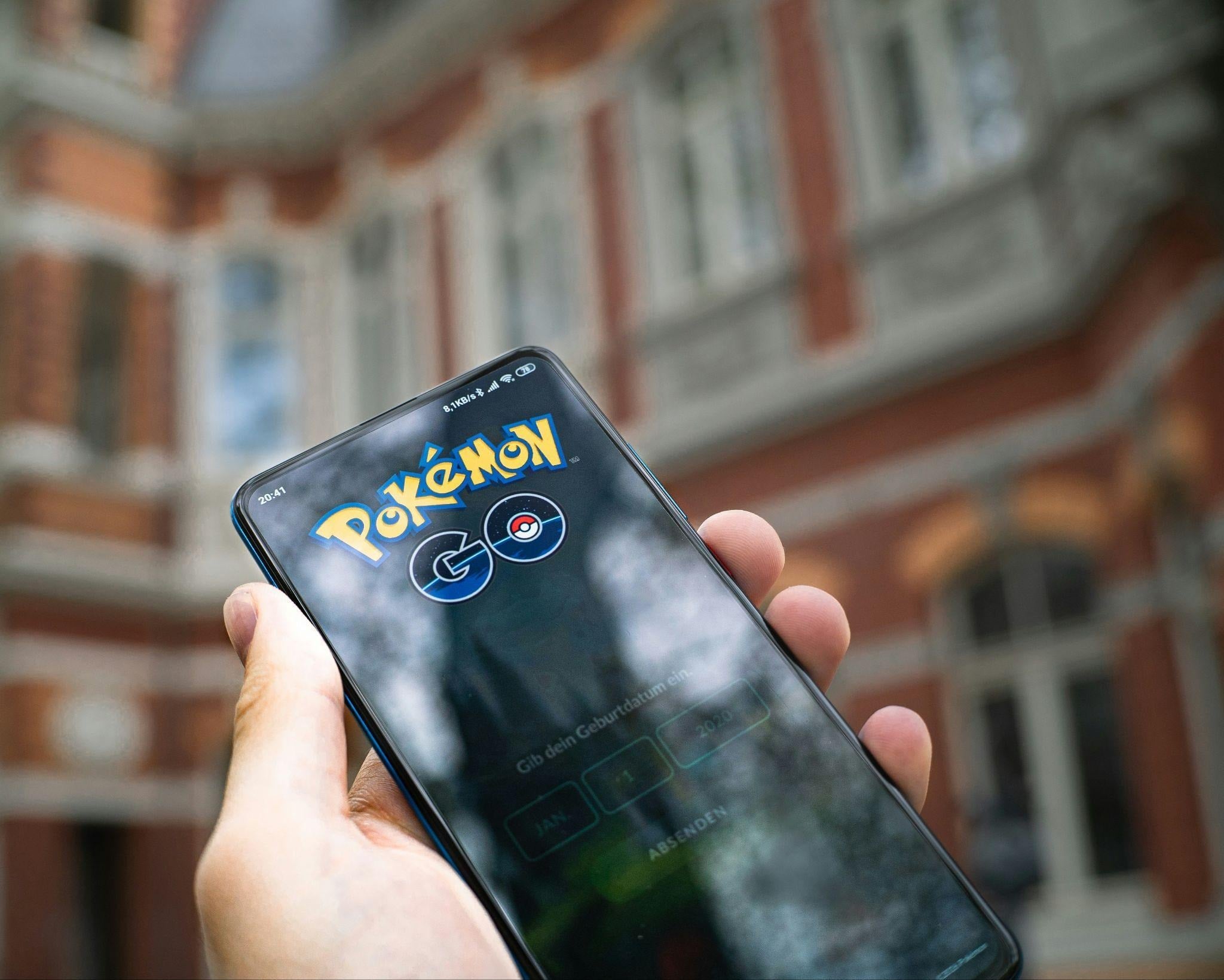 Pokemon Go on smartphone